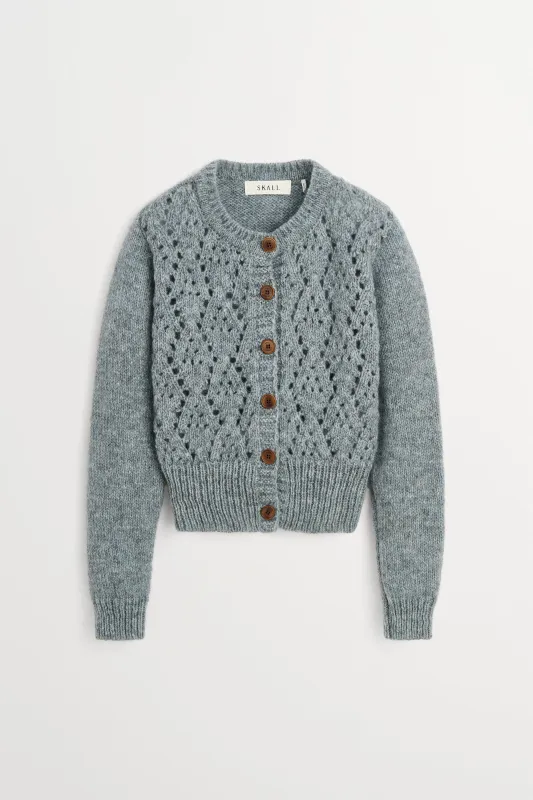 Elva cardigan - Stormblue made by Skall Studio