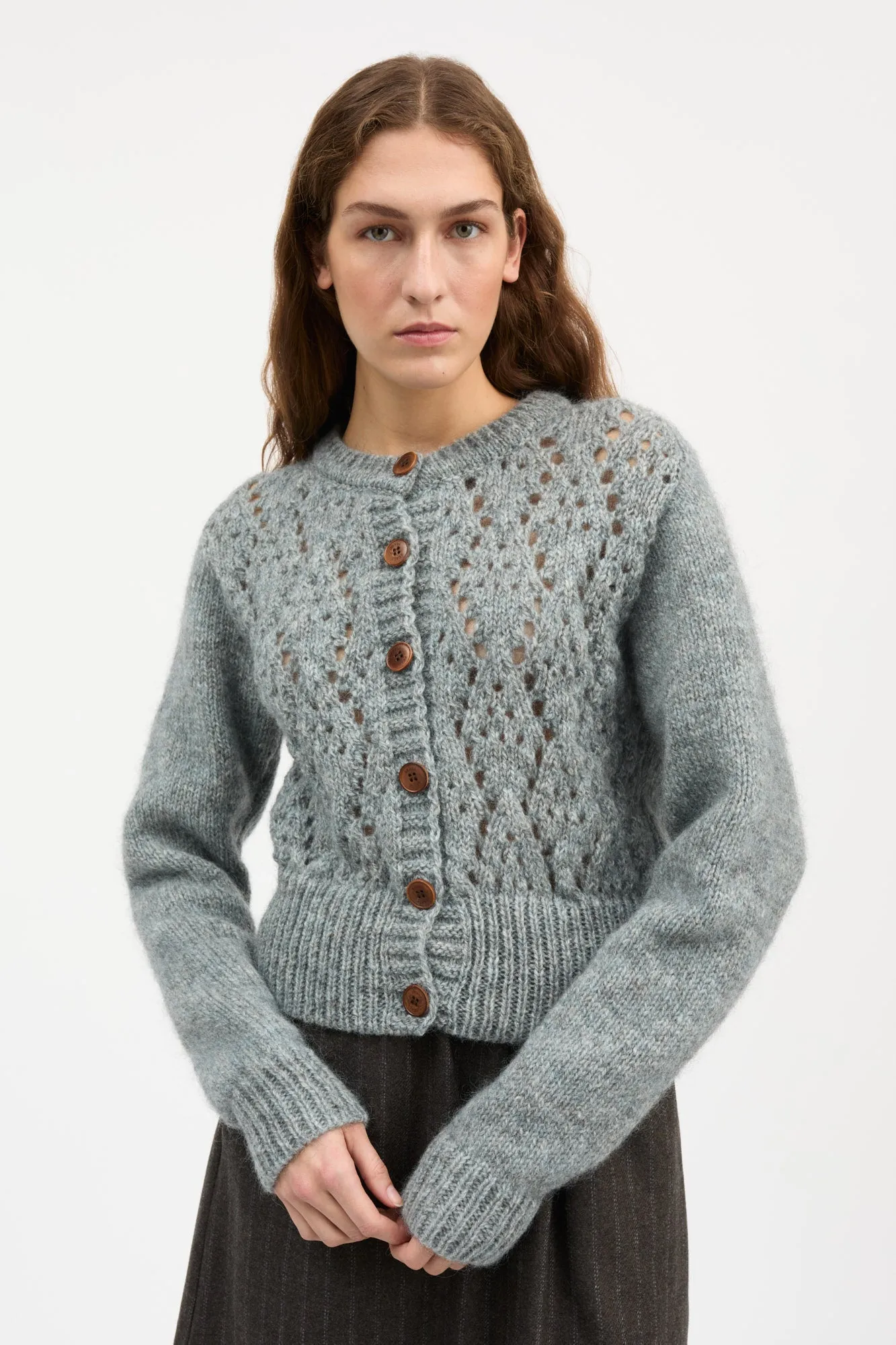Elva cardigan - Stormblue sold by Skall Studio product image thumbnail 2