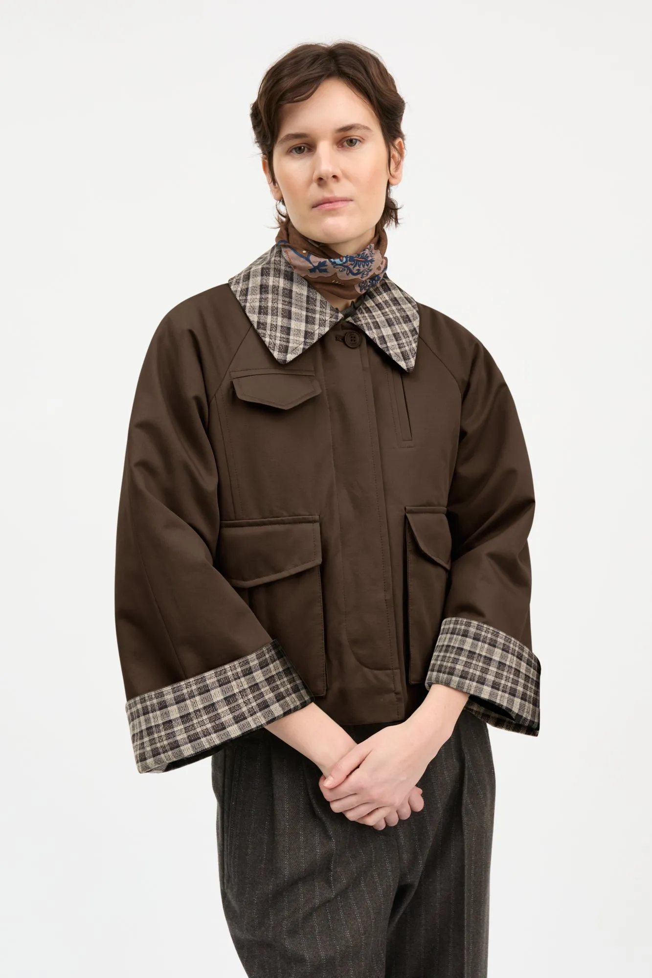 Gaby city jacket - Coco brown sold by Skall Studio product image thumbnail 2