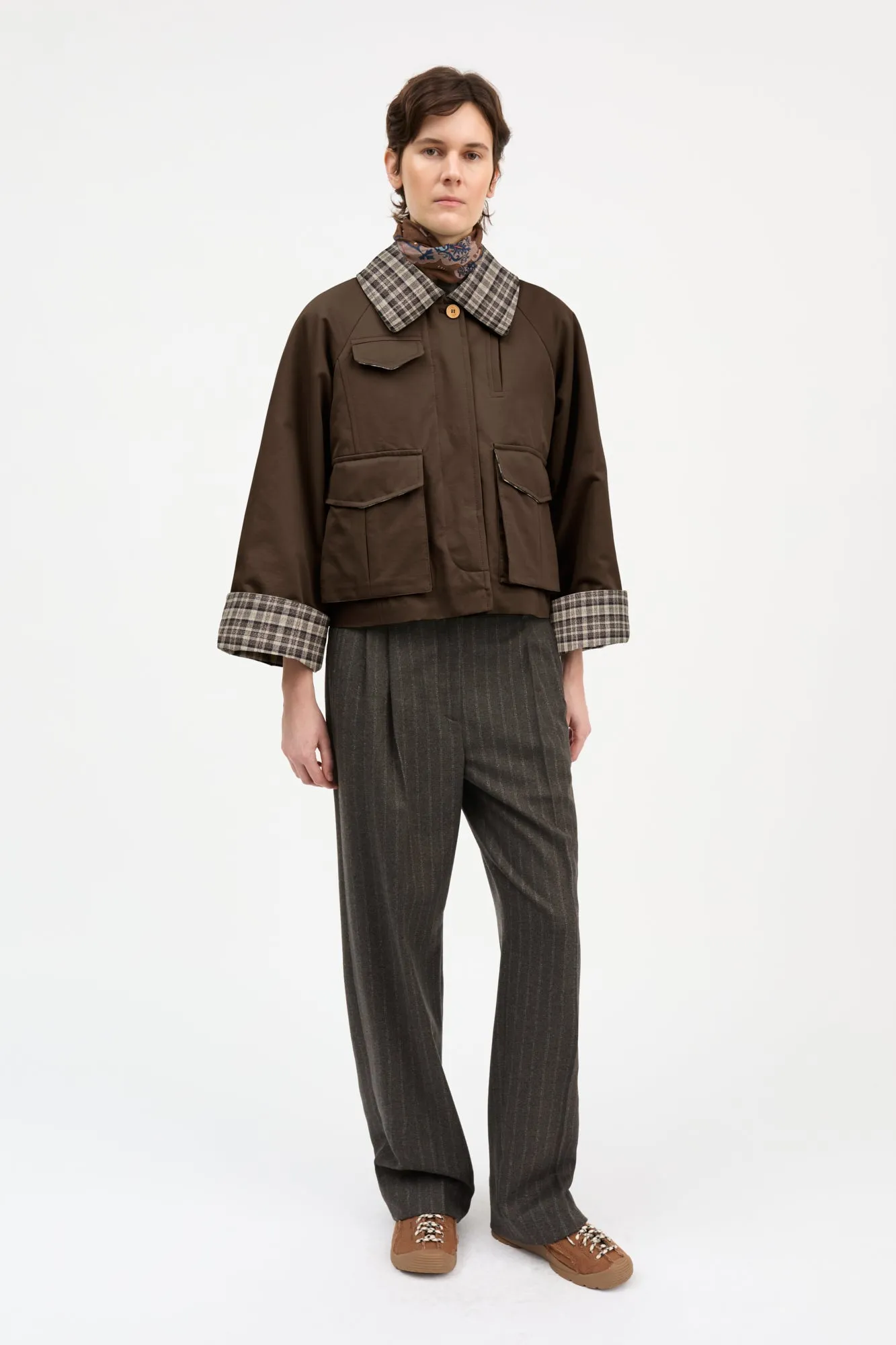 Gaby city jacket - Coco brown sold by Skall Studio product image thumbnail 3
