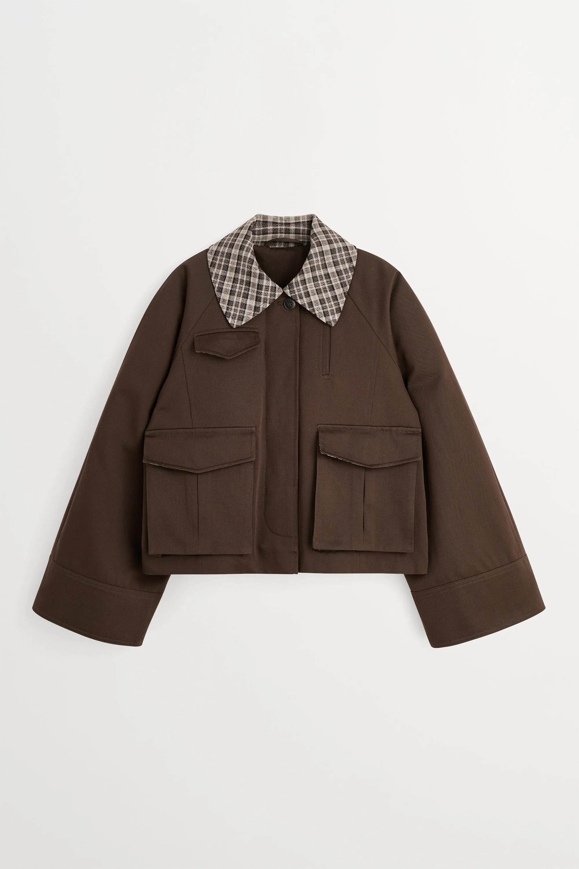 Gaby city jacket - Coco brown sold by Skall Studio
