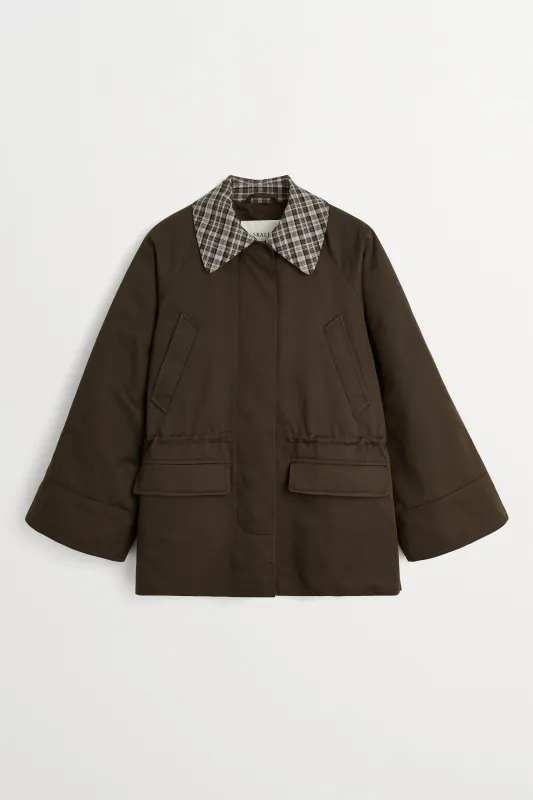 Gaby jacket - Coco brown made by Skall Studio