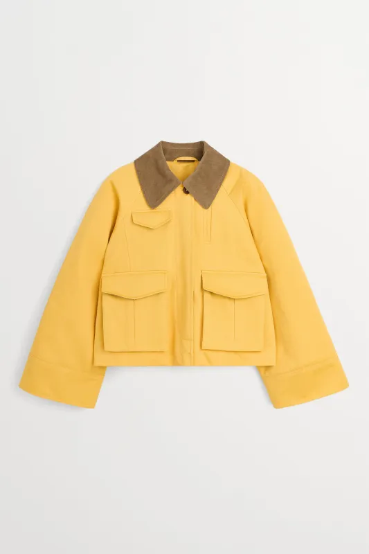 Gaby city jacket - Marigold yellow made by Skall Studio