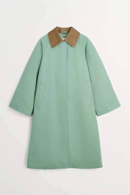 Gaby coat - Sage green made by Skall Studio