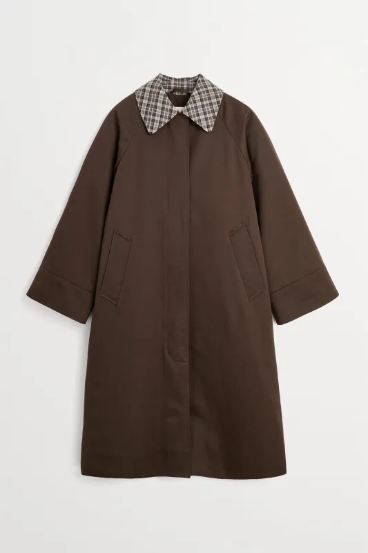 Gaby coat - Coco brown made by Skall Studio