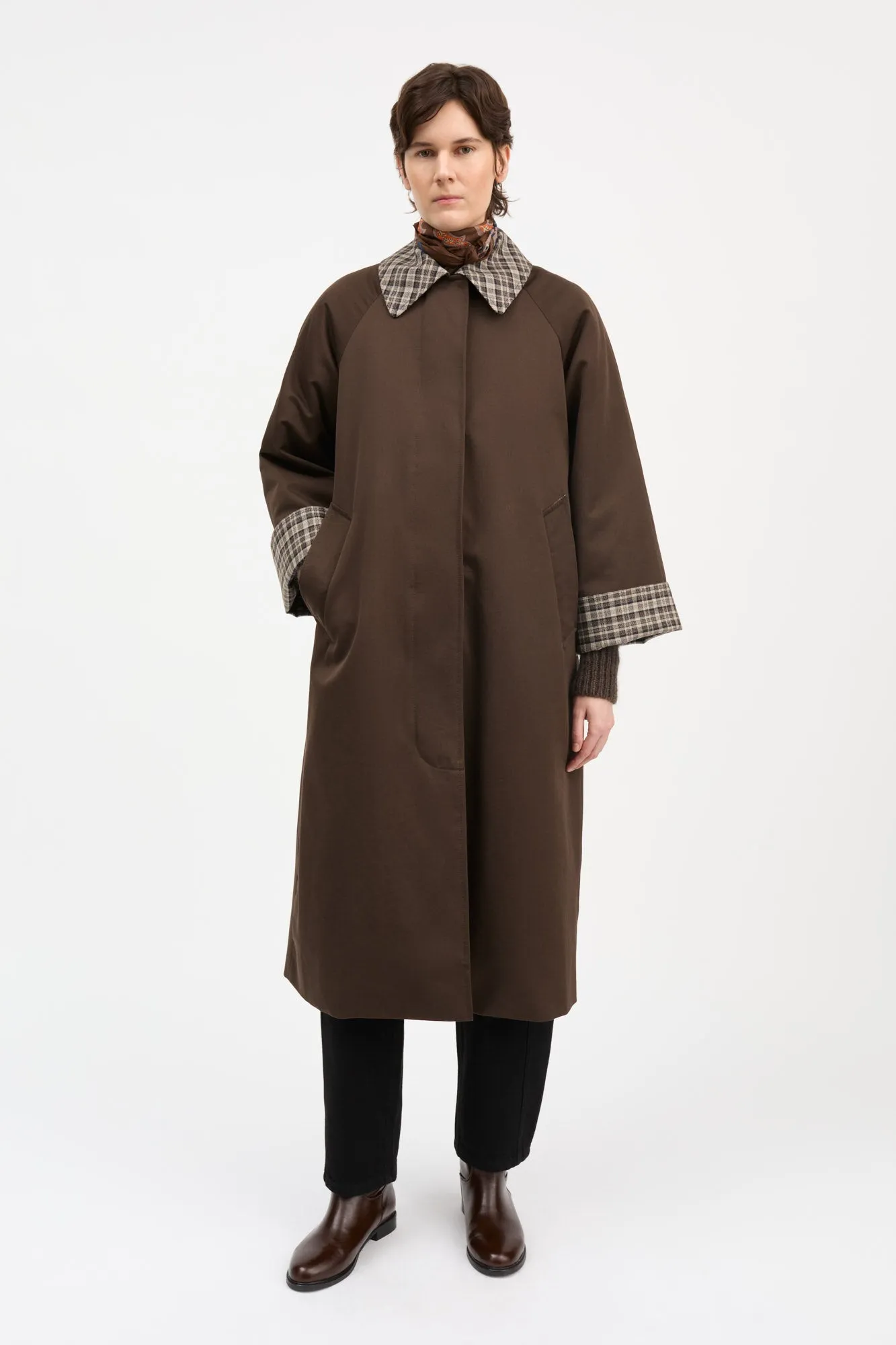 Gaby coat - Coco brown sold by Skall Studio product image thumbnail 2