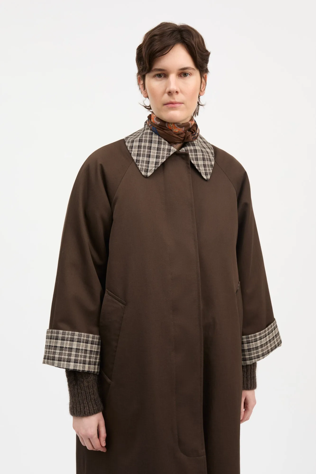 Gaby coat - Coco brown sold by Skall Studio product image thumbnail 3