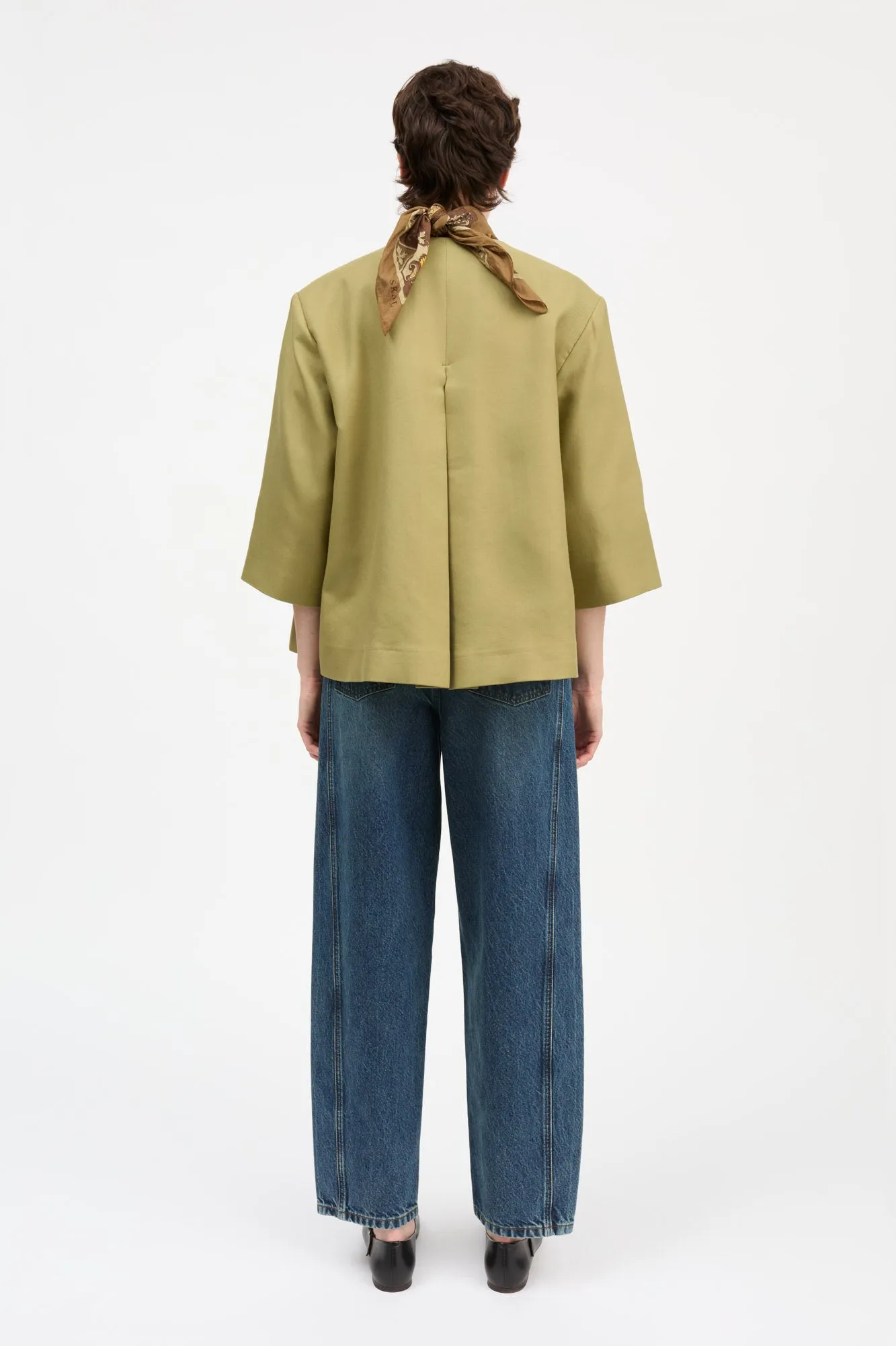 Opera jacket - Olive green sold by Skall Studio product image thumbnail 4