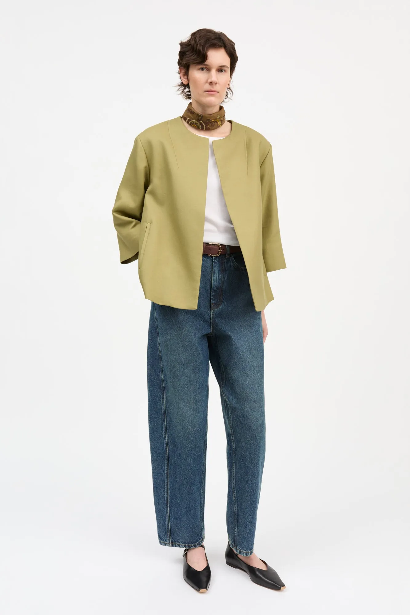 Opera jacket - Olive green sold by Skall Studio product image thumbnail 3