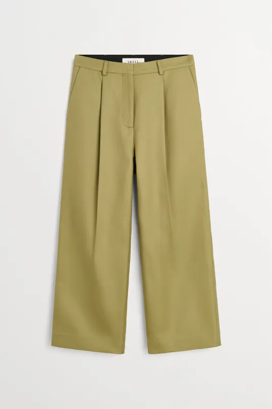 Bob trousers - Olive green made by Skall Studio