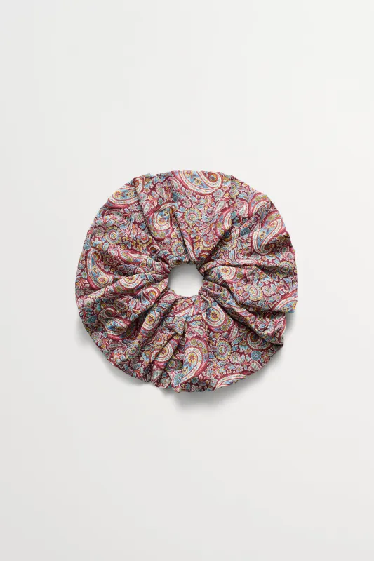 Big scrunchie - Floral paisley made by Skall Studio