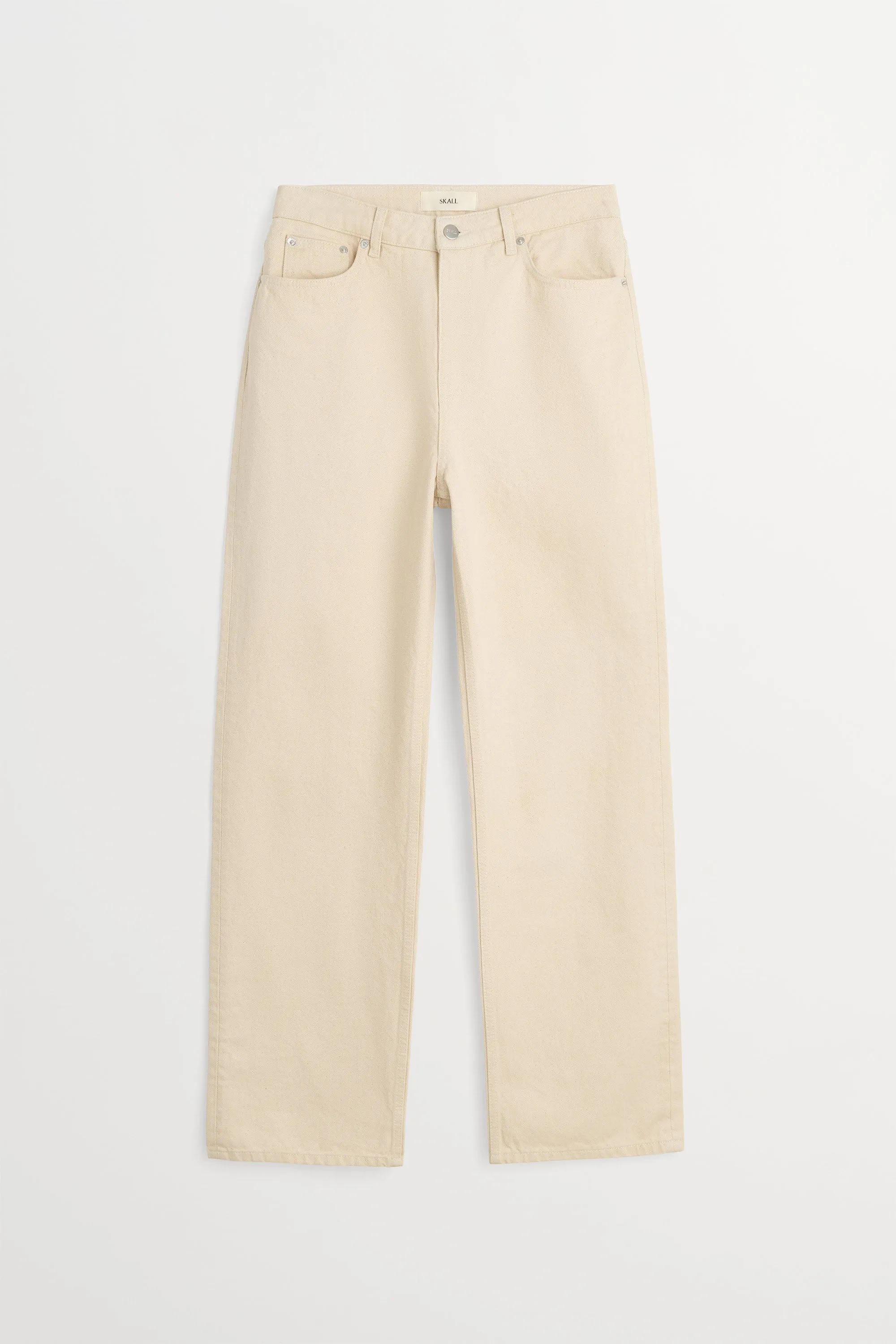 Maddy straight jeans - Ecru sold by Skall Studio