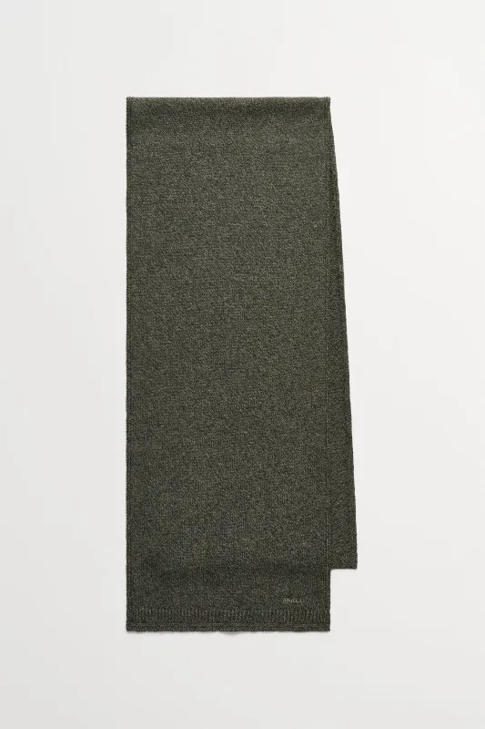 Cleo scarf - Deep green mélange made by Skall Studio