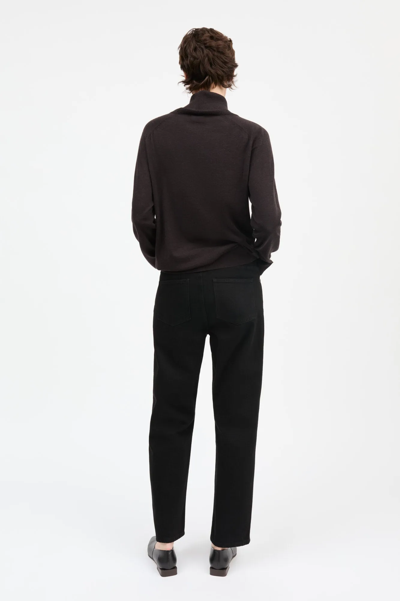 Allison cropped jeans - Black sold by Skall Studio product image thumbnail 4