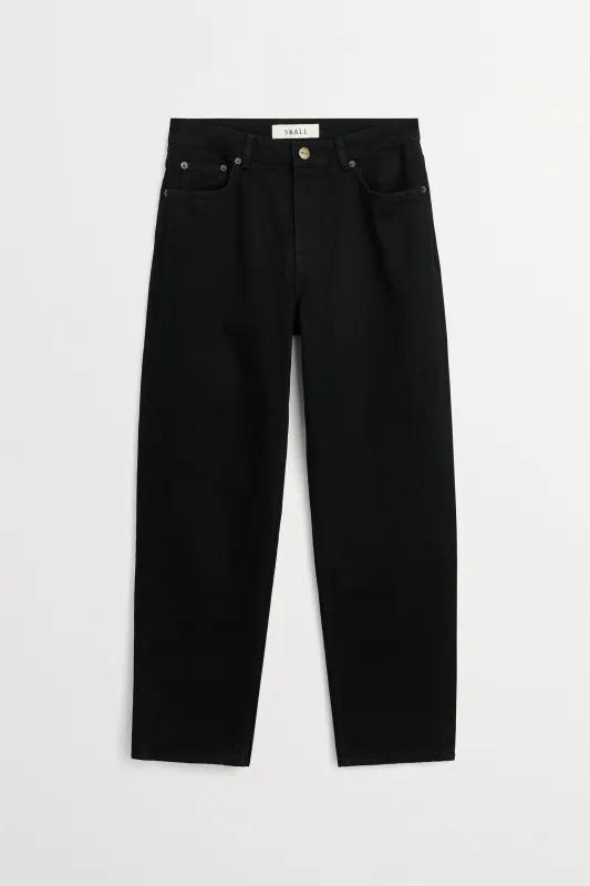 Allison cropped jeans - Black made by Skall Studio