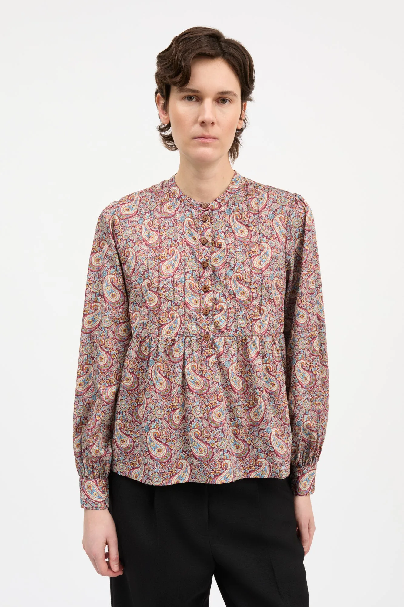 Iseline shirt - Floral paisley sold by Skall Studio product image thumbnail 2