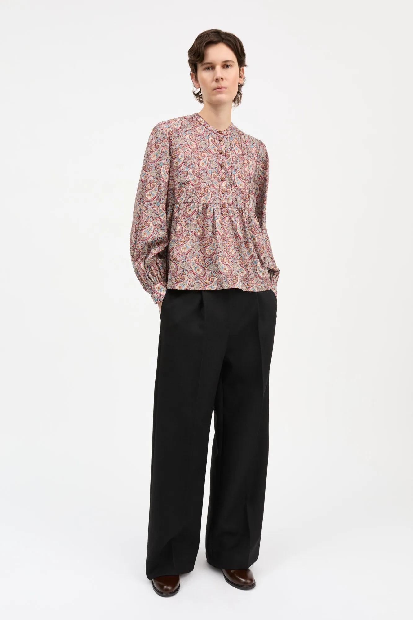 Iseline shirt - Floral paisley sold by Skall Studio product image thumbnail 3