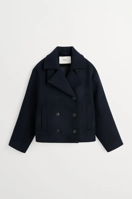 Brooke jacket - Dark navy made by Skall Studio