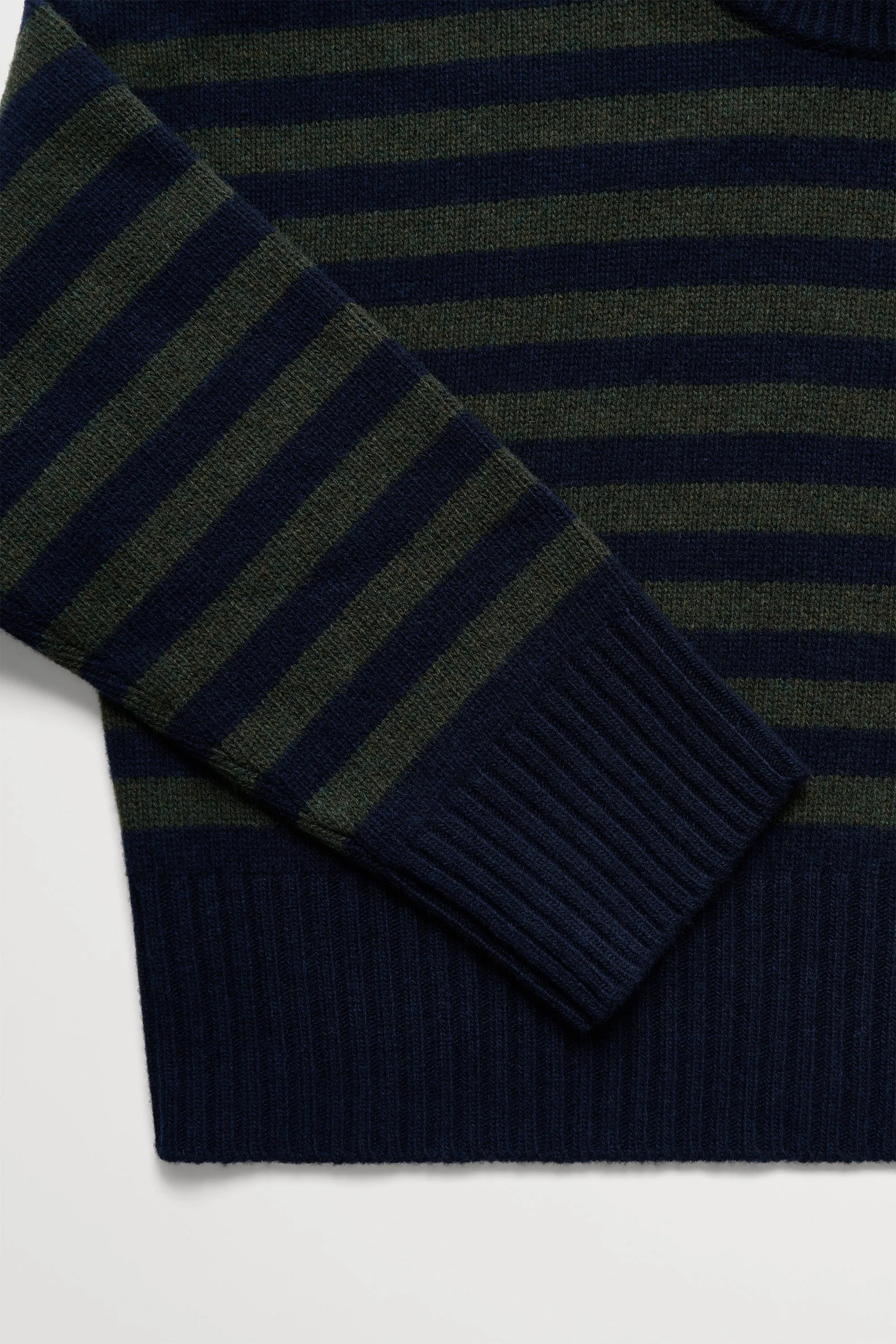 Campa Jumper - Navy/Dark green stripe sold by Skall Studio product image thumbnail 5