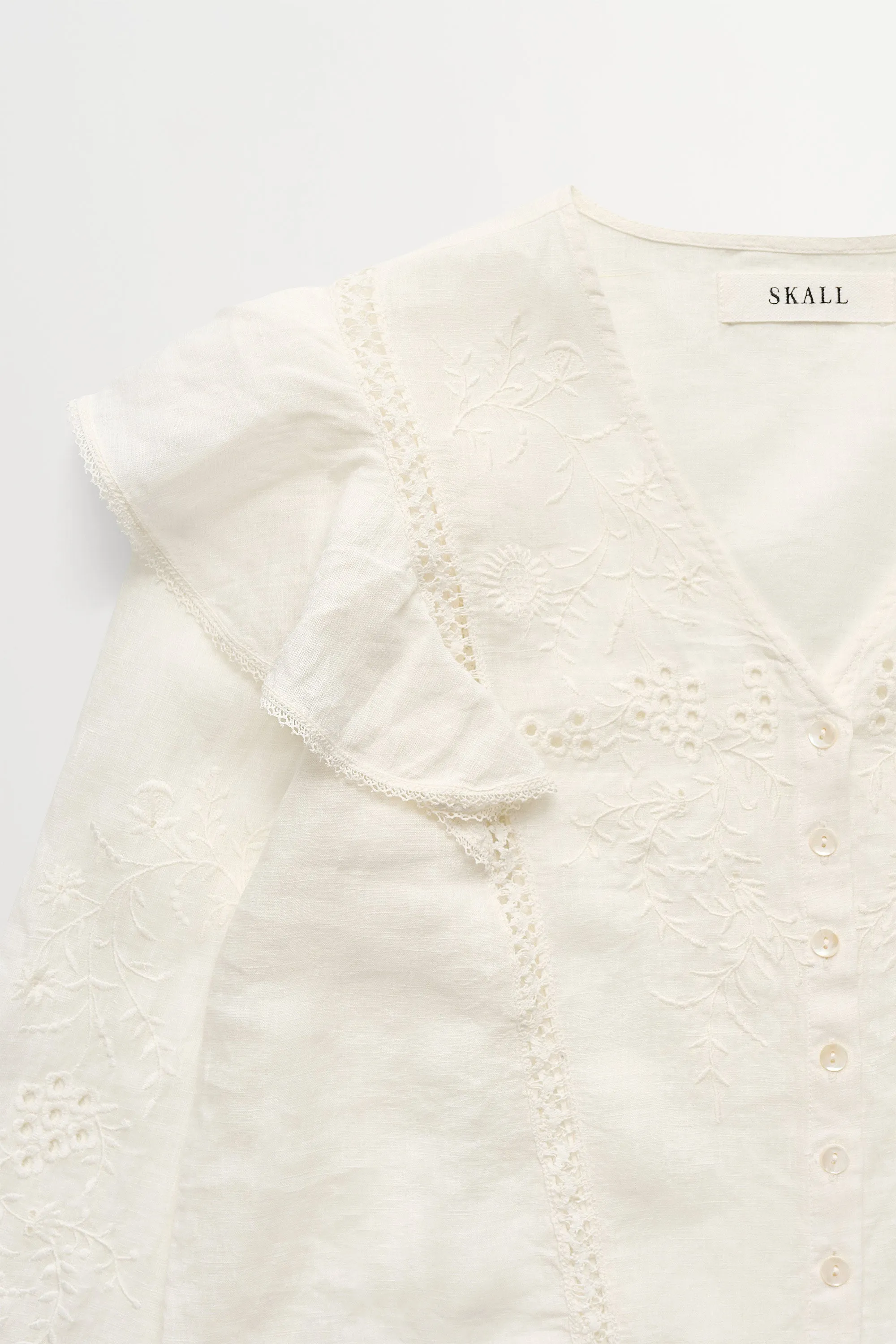 Velina blouse - Off white sold by Skall Studio product image thumbnail 5
