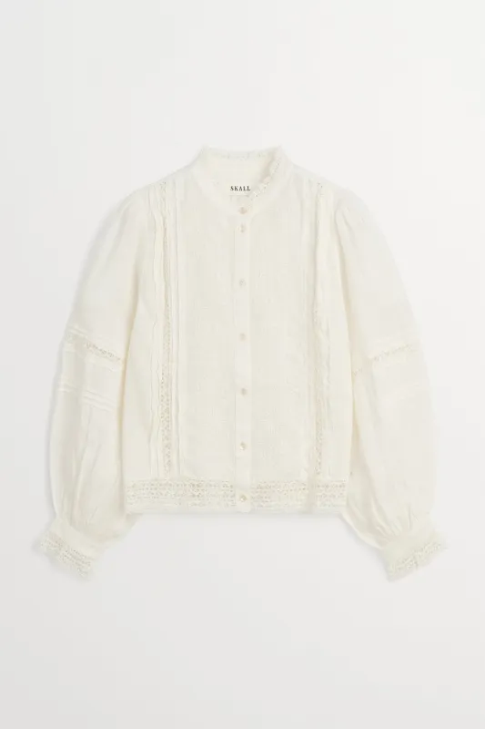 Velina shirt - Off white made by Skall Studio