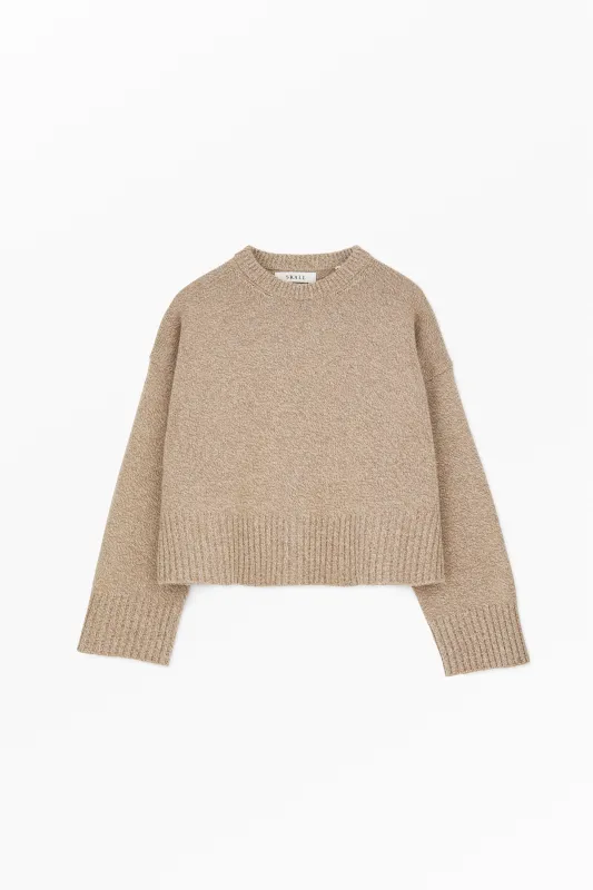 Campa Jumper - Light brown mouliné made by Skall Studio