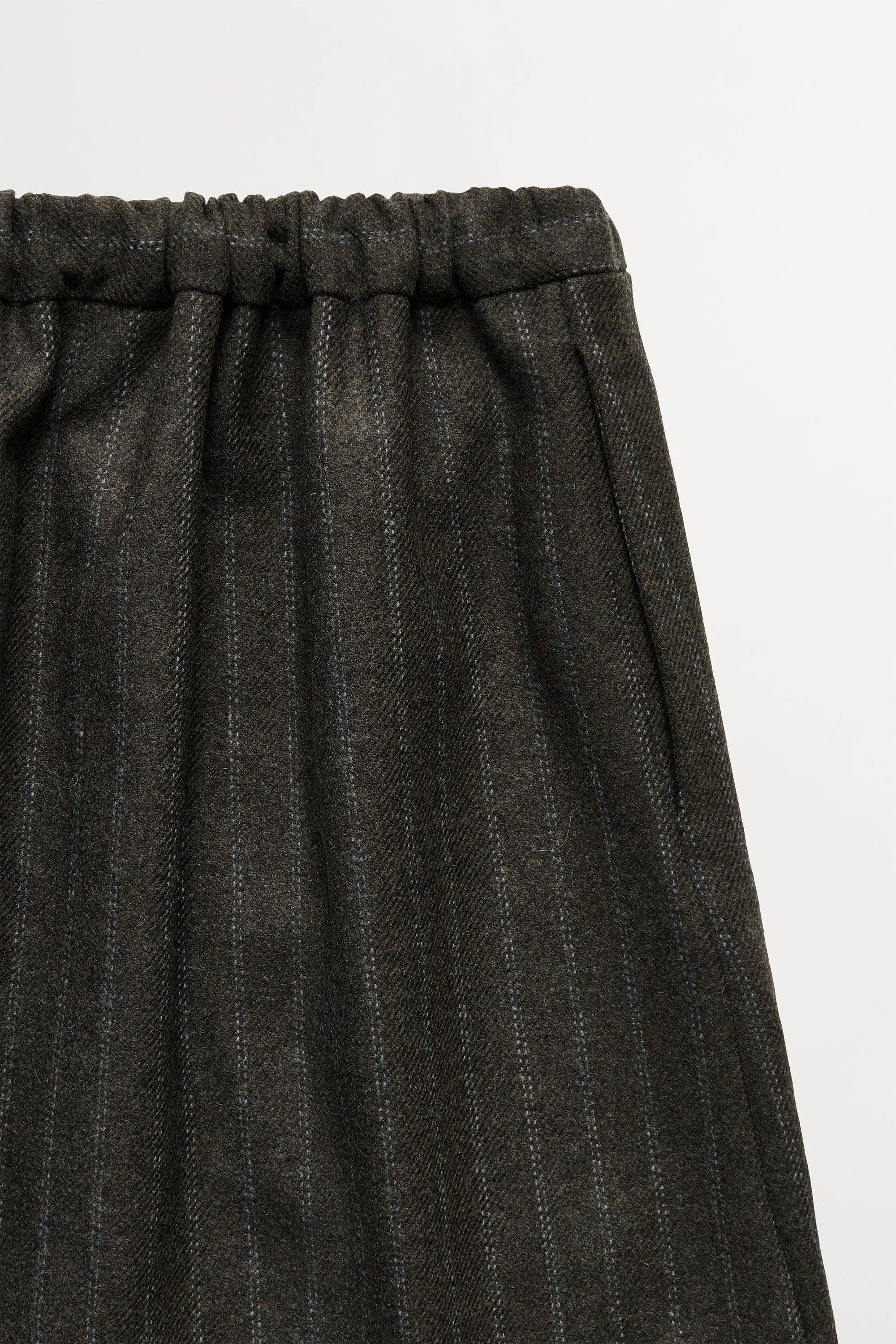 Marcella Skirt - Brown/Black pinstripe sold by Skall Studio product image thumbnail 5