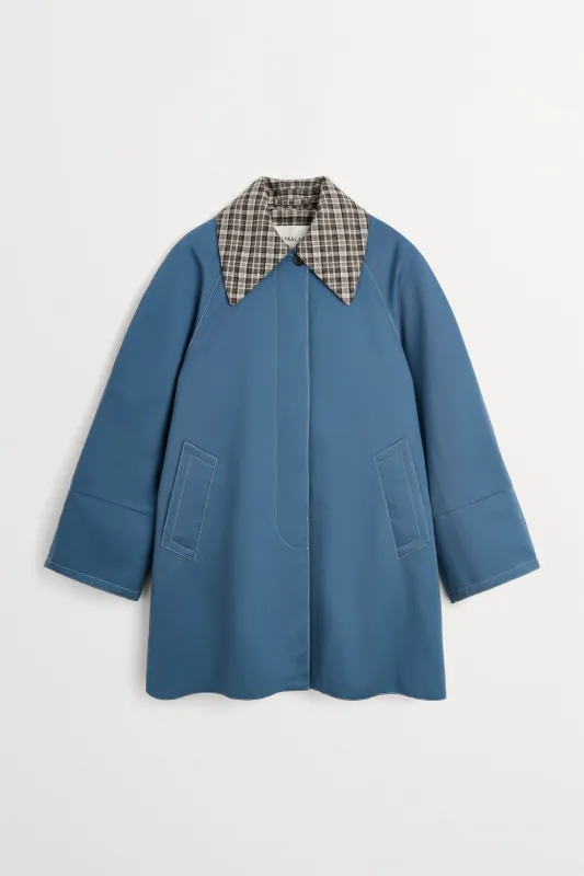 Gabriel coat - Navy harbor made by Skall Studio