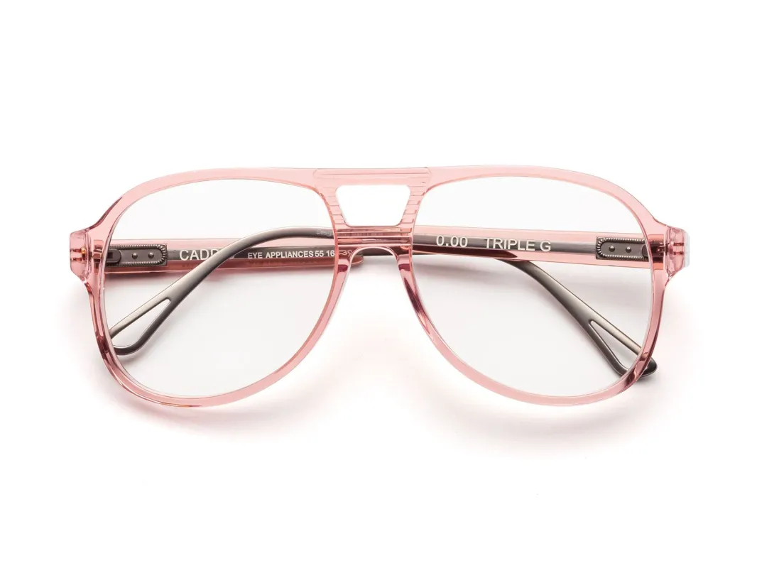 Triple G | Custom Reading Glasses made by Caddis