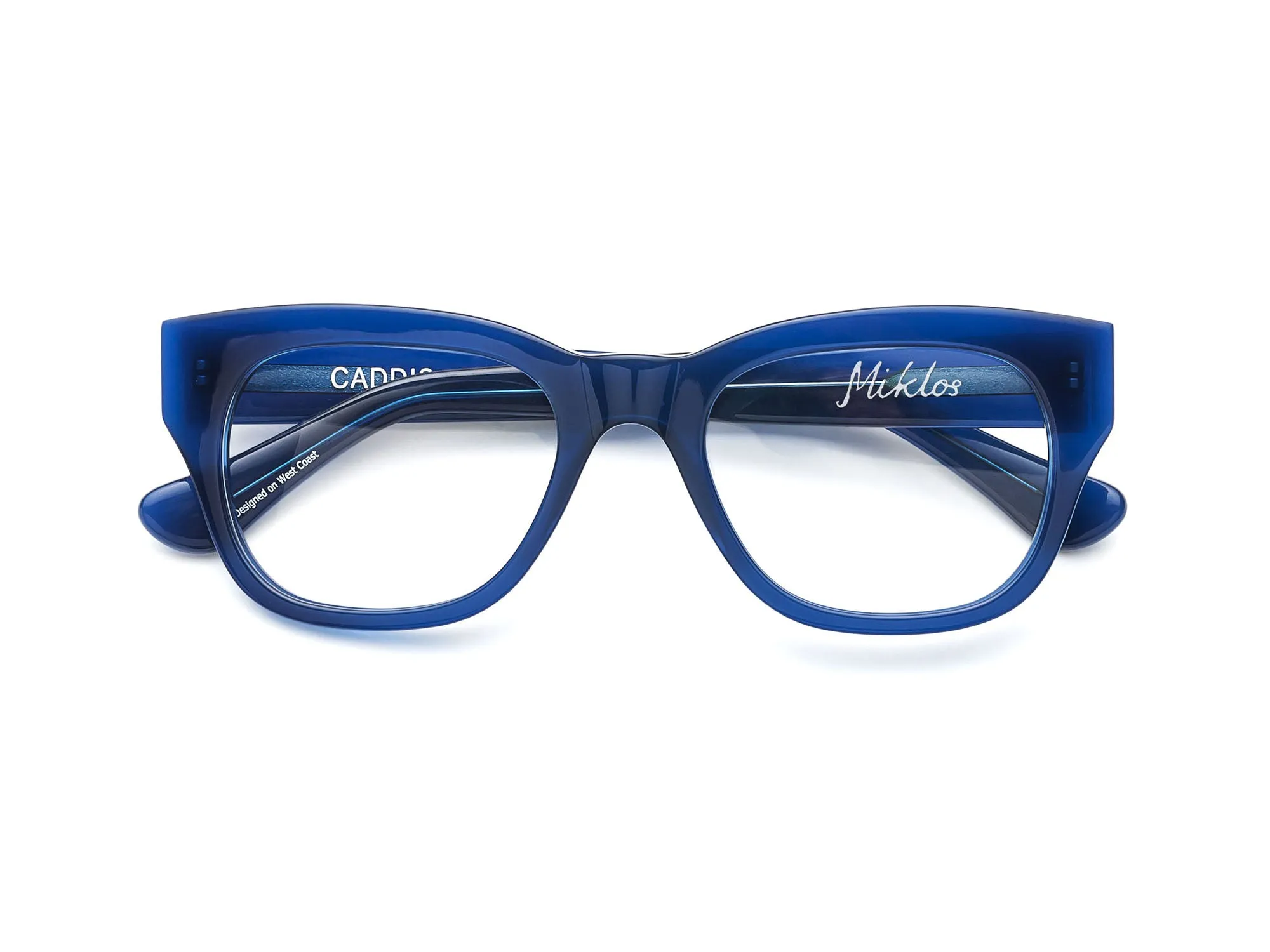 Miklos | Custom Reading Glasses sold by Caddis