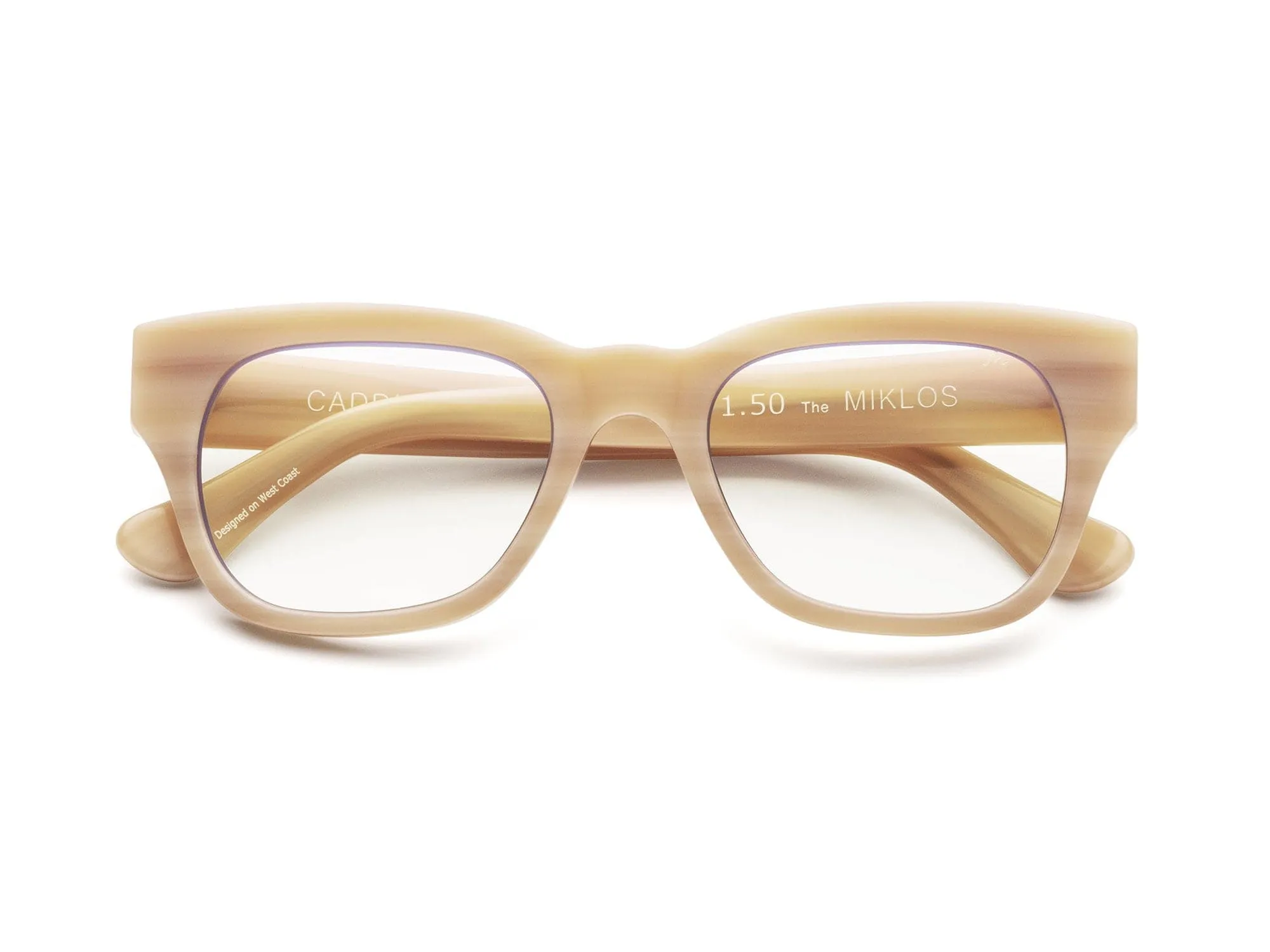 Miklos | Custom Reading Glasses sold by Caddis