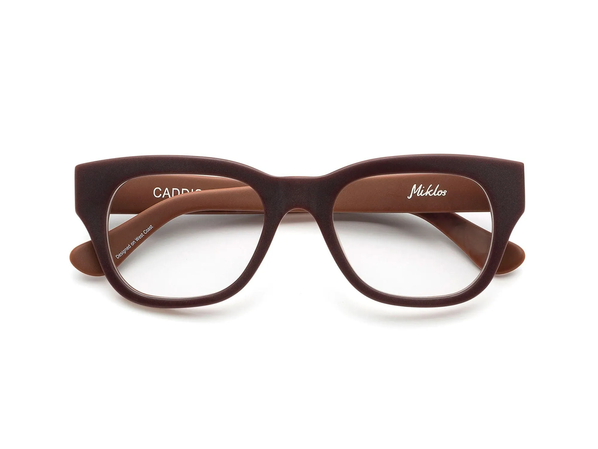 Miklos | Custom Reading Glasses sold by Caddis