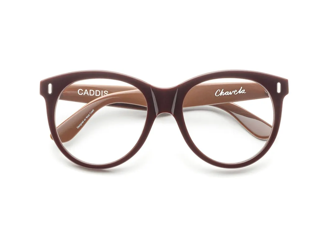 Chavela | Prescription Progressive Glasses made by Caddis