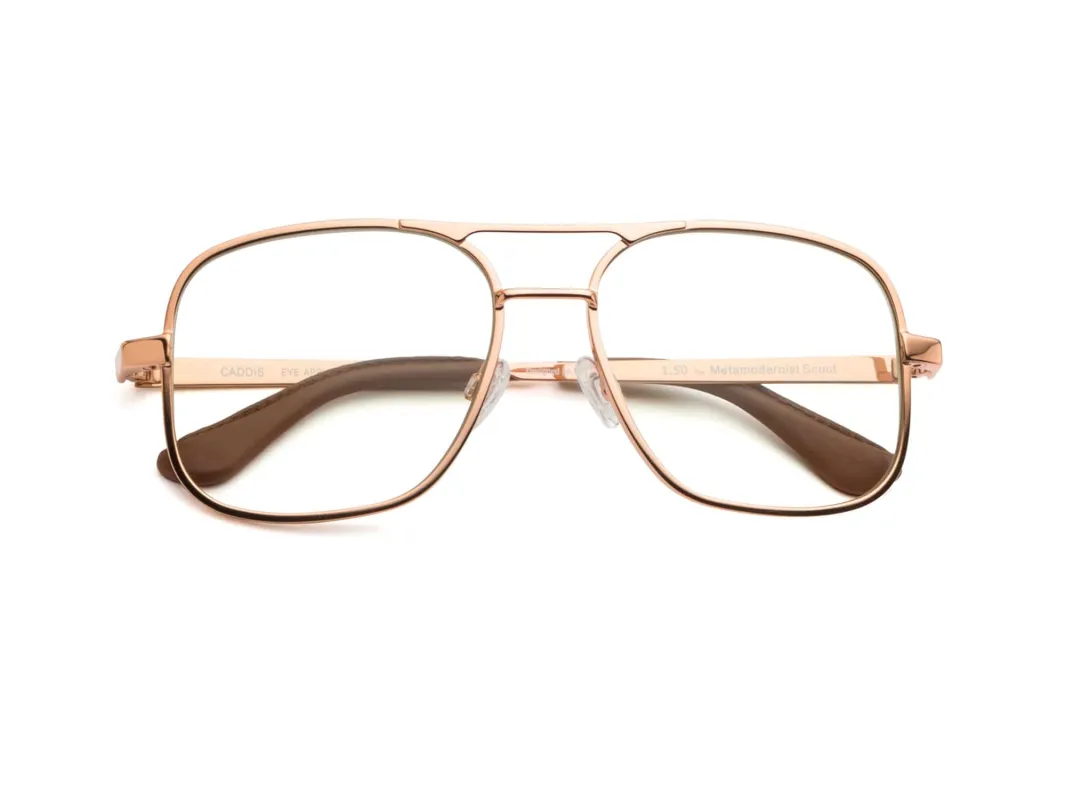 Metamodernist Scout | Custom Reading Glasses made by Caddis