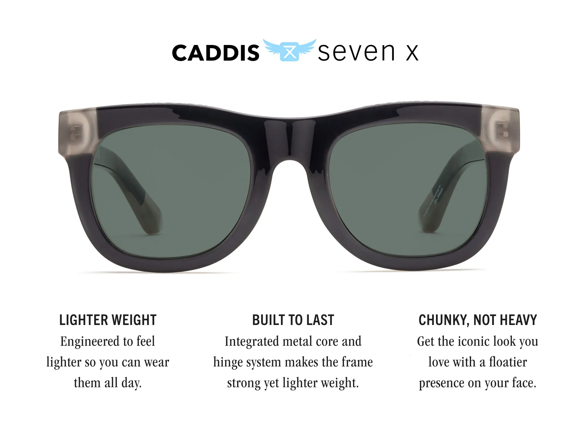 D28 7X | Custom Sunglass Readers sold by Caddis product image thumbnail 2