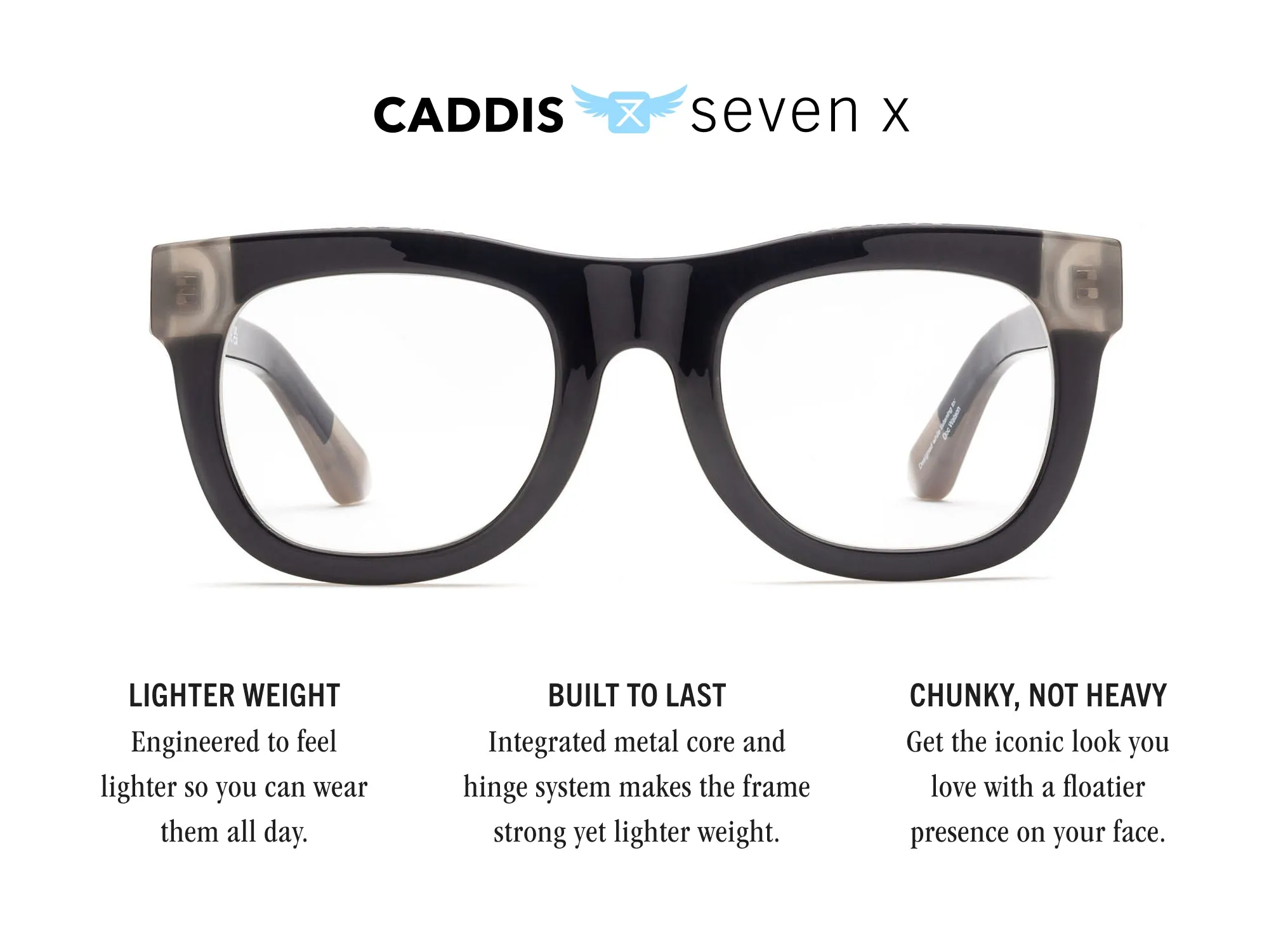 D28 7X | Prescription Glasses sold by Caddis product image thumbnail 4