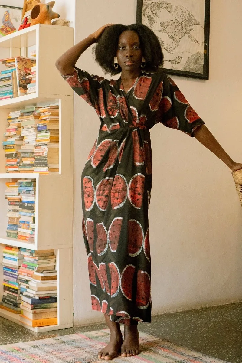 Letsa Dress in Sandia sold by Osei-Duro product image thumbnail 3