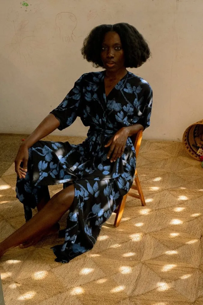 Letsa Dress in Night Moves sold by Osei-Duro product image thumbnail 5