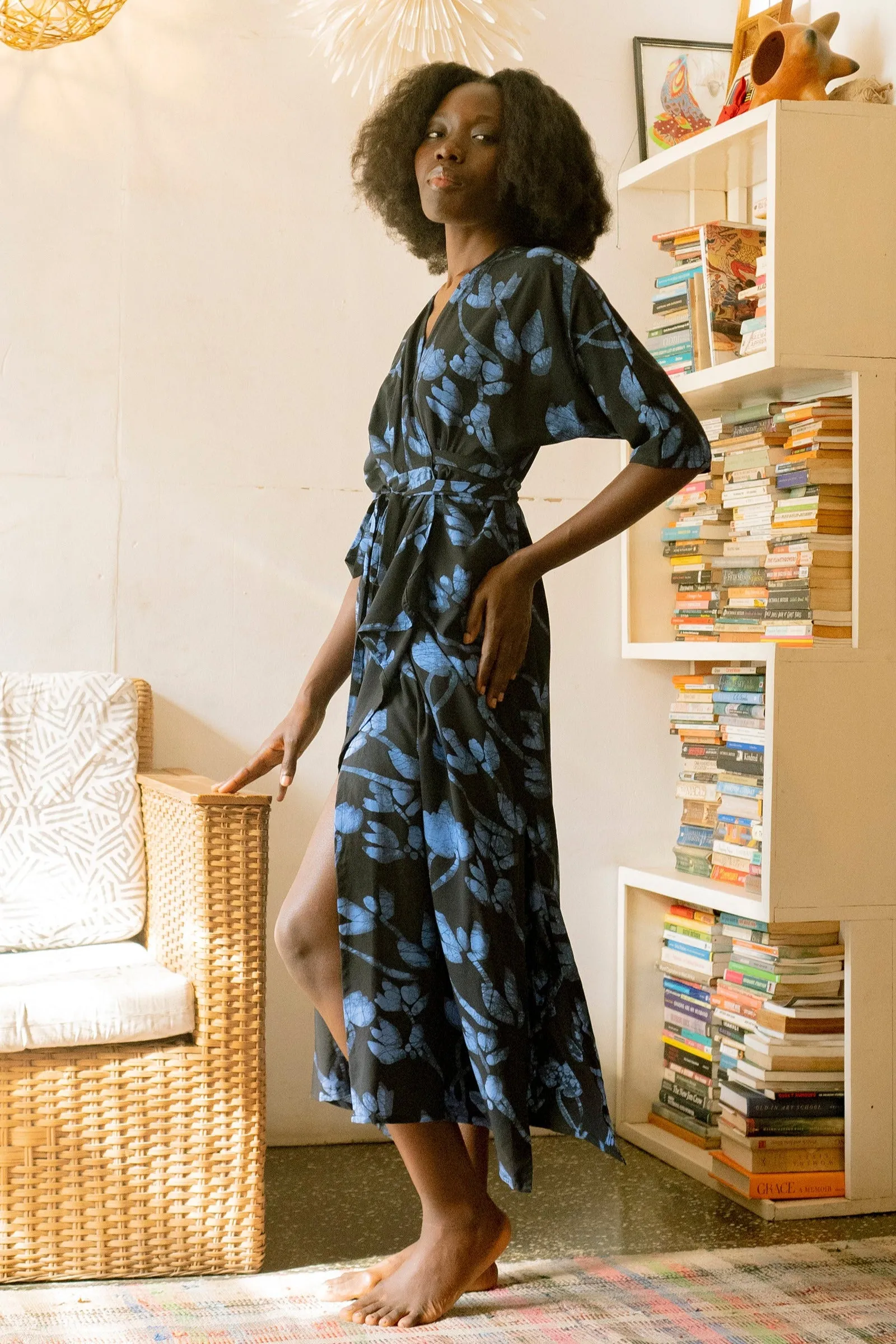 Letsa Dress in Night Moves sold by Osei-Duro product image thumbnail 3