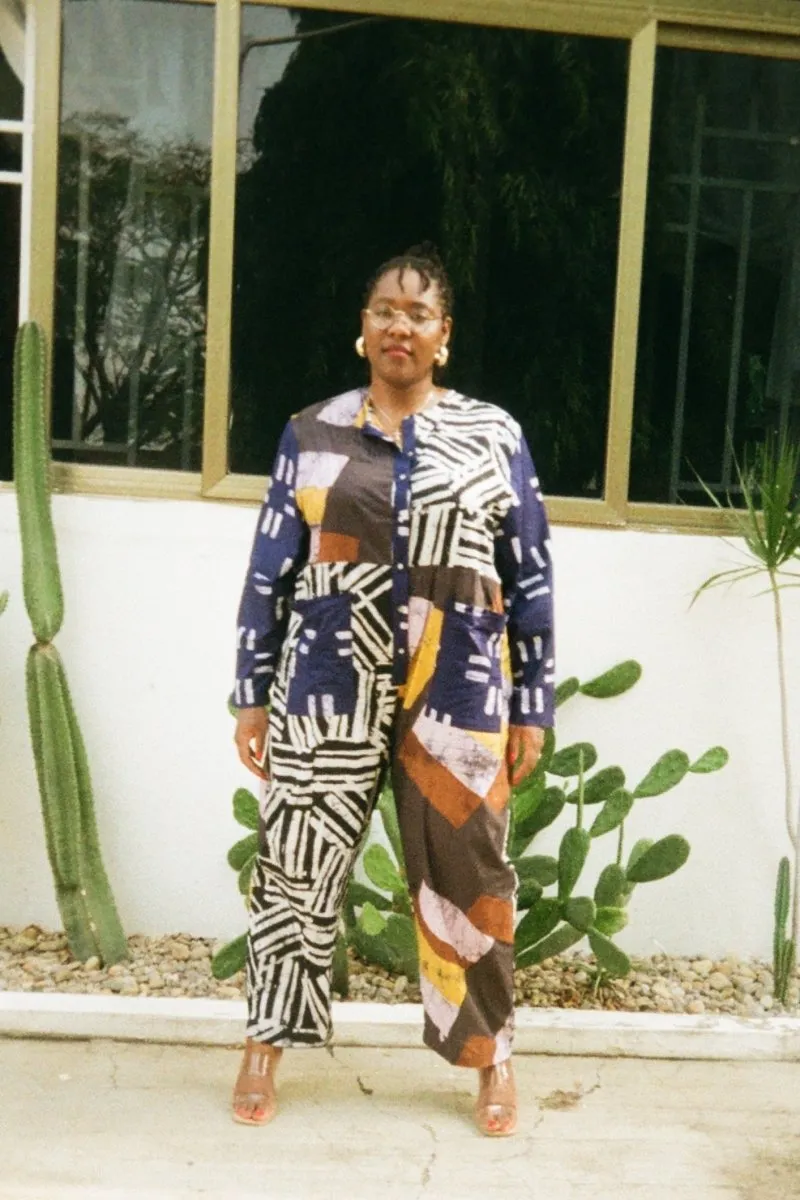 Field Jumpsuit in Virtual Reality sold by Osei-Duro product image thumbnail 3