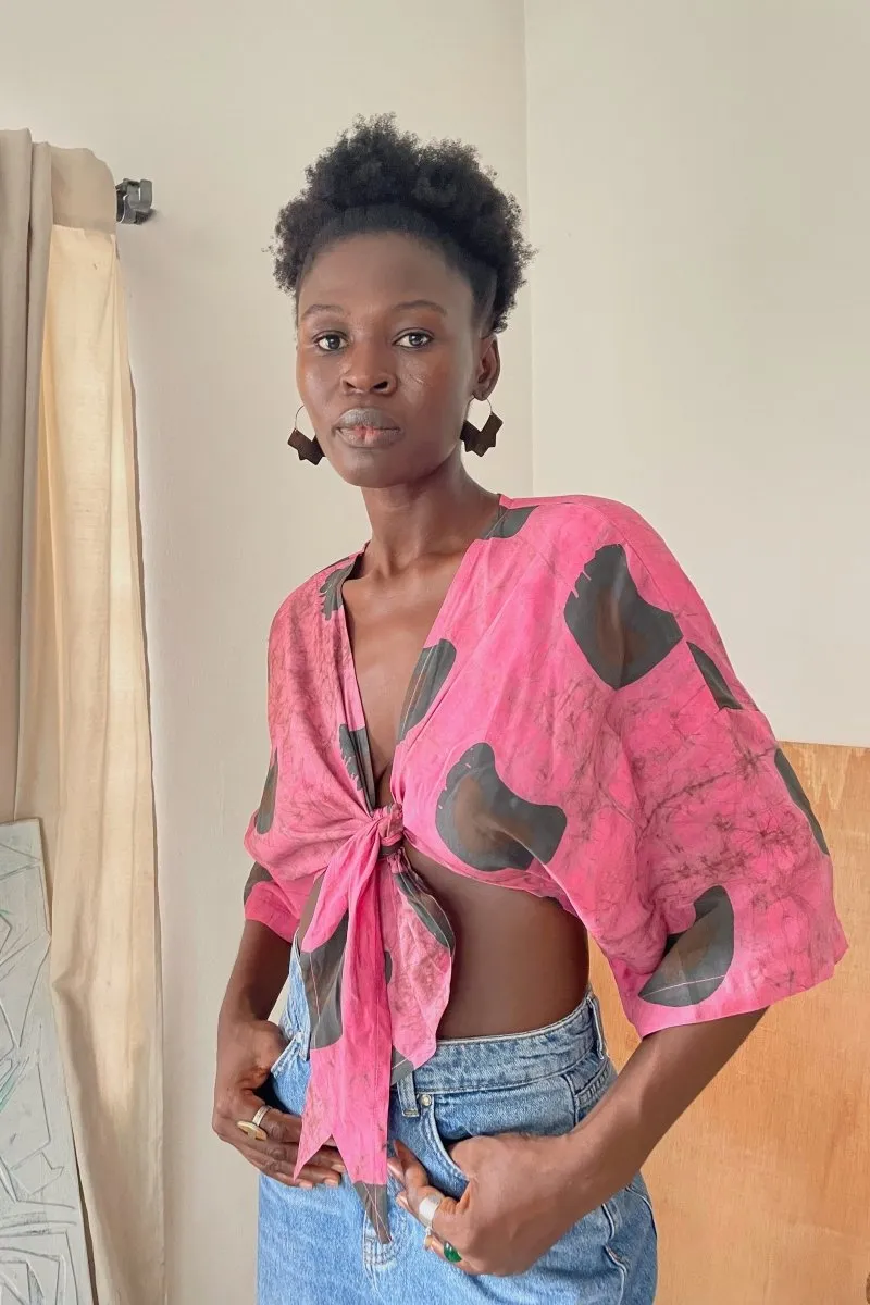 Epo Tie Top in Tunnel of Love sold by Osei-Duro product image thumbnail 2