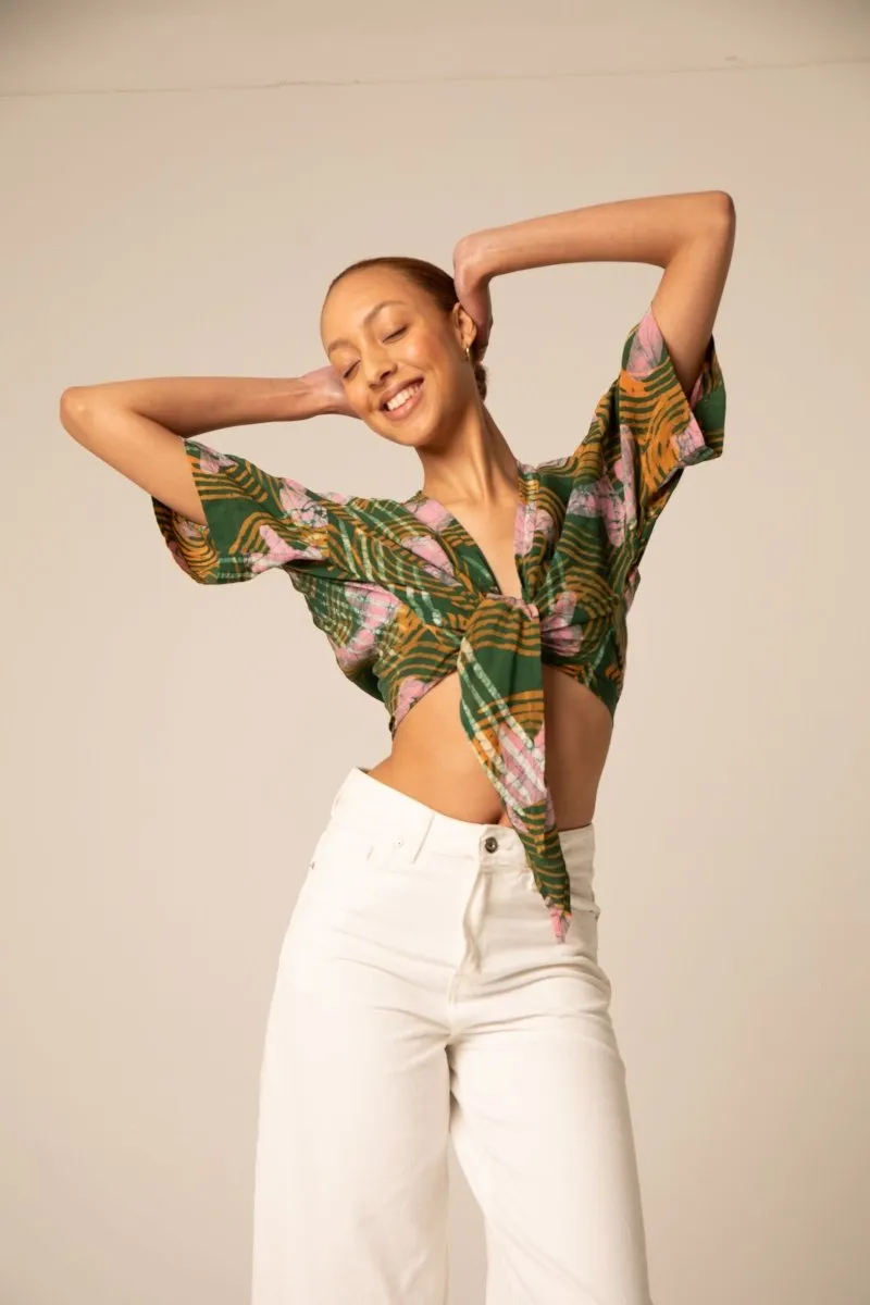 Epo Tie Top in Waters sold by Osei-Duro product image thumbnail 3