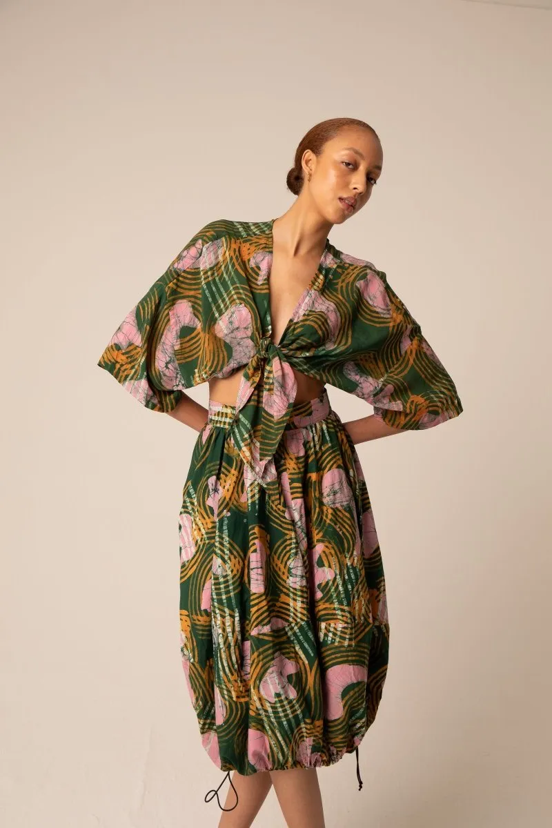 Epo Tie Top in Waters sold by Osei-Duro product image thumbnail 5