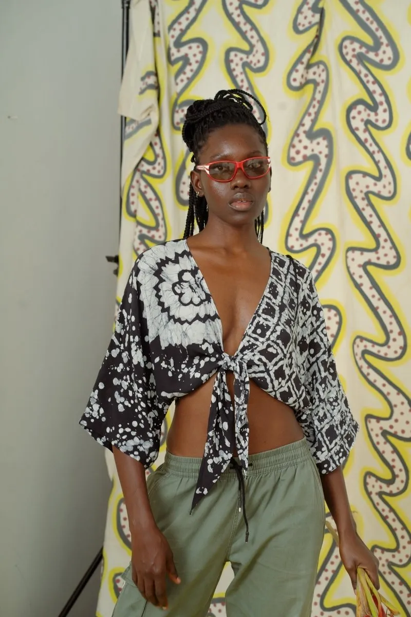 Epo Tie Top in 2 Party System sold by Osei-Duro product image thumbnail 2