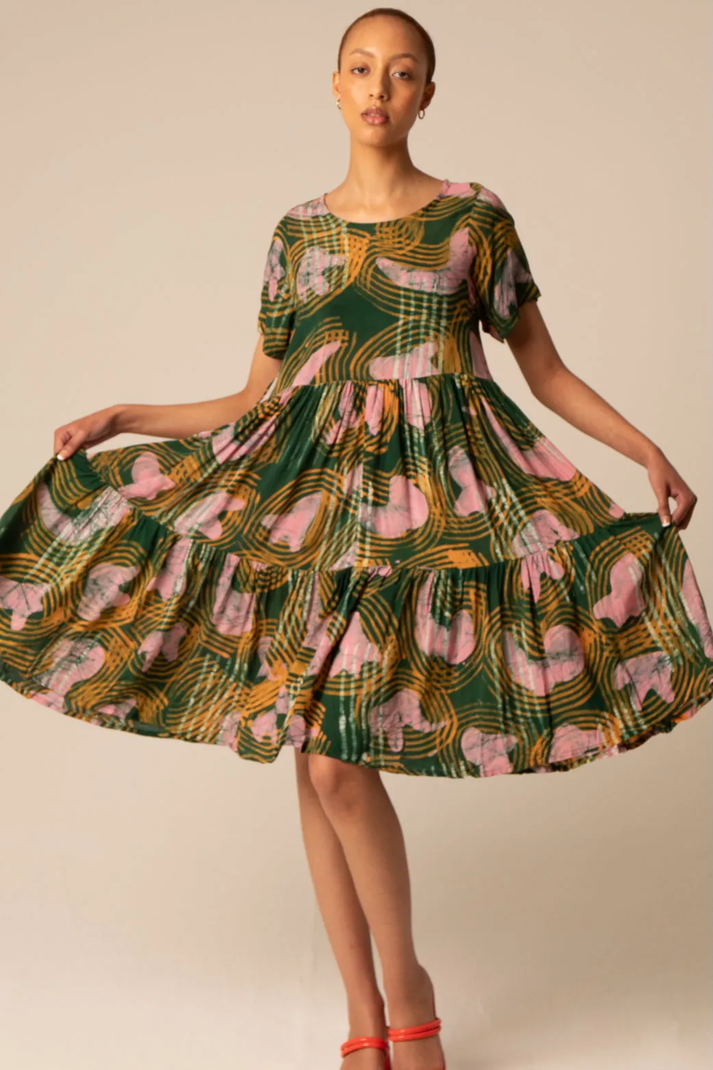 Layer Dress in Waters sold by Osei-Duro