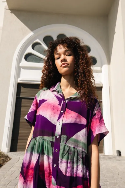 Helia Dress in Milvo sold by Osei-Duro