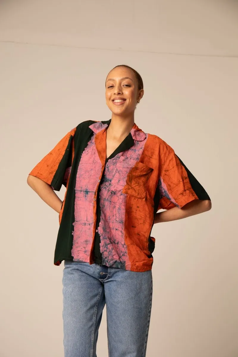 Holiday Shirt in Carmine sold by Osei-Duro