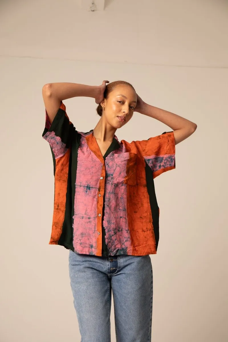 Holiday Shirt in Carmine sold by Osei-Duro product image thumbnail 2