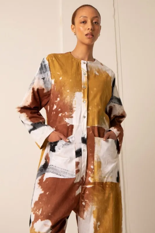 Field Jumpsuit in Thunderstruck made by Osei-Duro