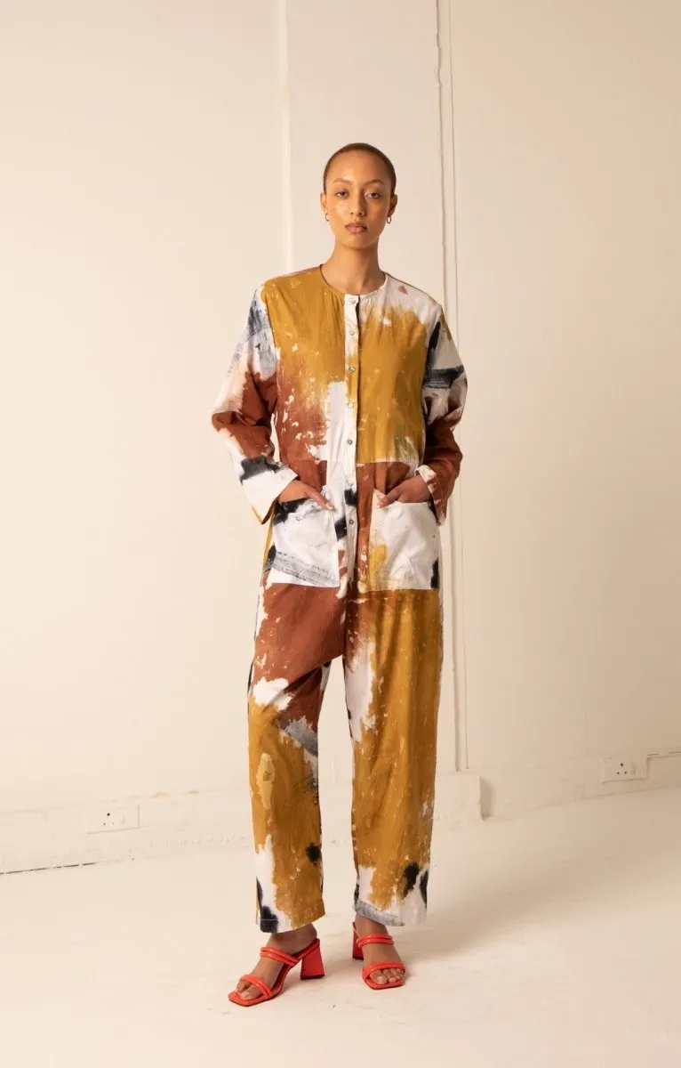 Field Jumpsuit in Thunderstruck sold by Osei-Duro product image thumbnail 4